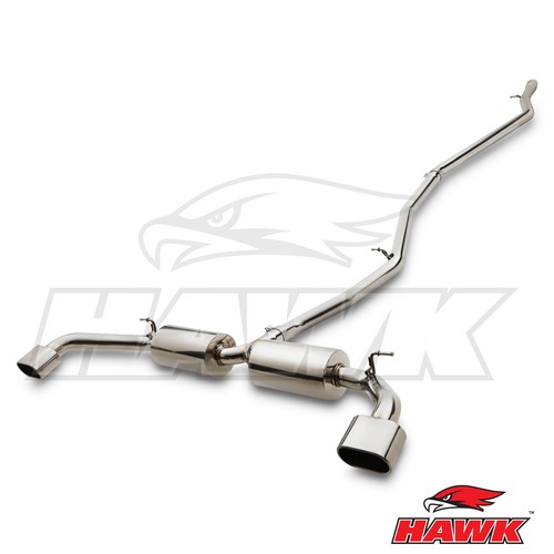 Cat back stainless - back, steel