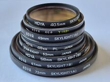HOYA Camera Filters Multibuy Various Sizes Skylight CPL Colour Cross Screen ETC