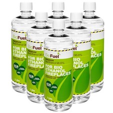 EKOFUEL Bio Ethanol Fuel – Premium Bioethanol for Liquid Fireplaces (6 Litres)