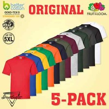 5 Pack Mens Plain T-Shirts