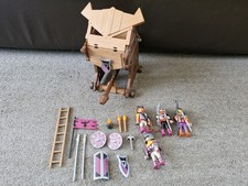 Playmobil 4439 Barbarian viking Siege Tower Battering Ram figures & accessories