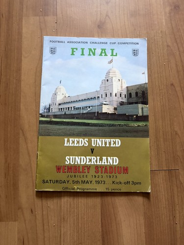 1973 cup final programme - fa,