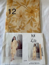 New unstitched ladies salwar kameez 2 piece Lea Swiss Lawn designer suit Sandy 