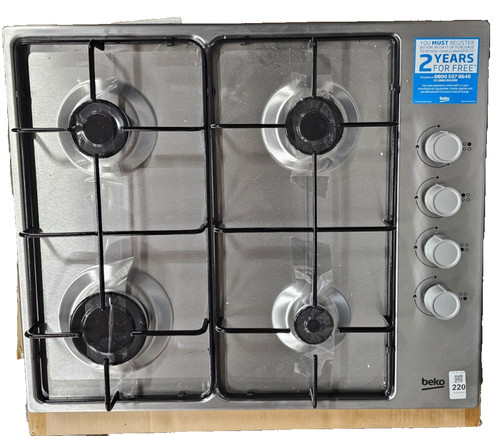 Beko gas hob 60cm - beko, stainless