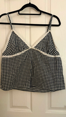 Primark black white gingham - &,