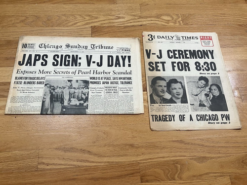 September 1945 v j - 2,, day