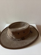Barmah 1025  Squashy Suede Small Foldable Hat & Bag