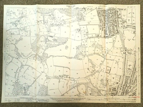 Kent old map plan - kent,