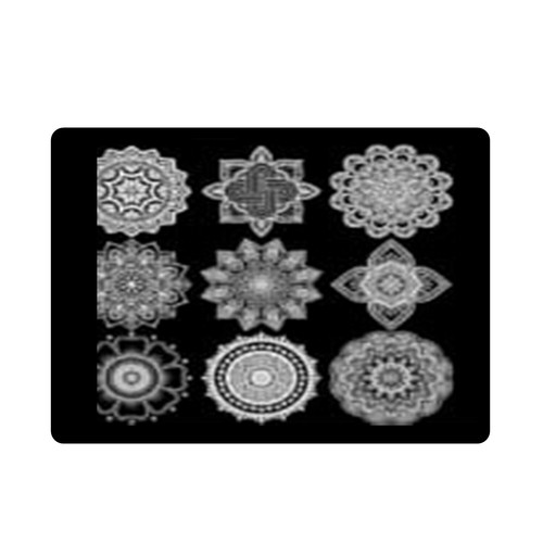 60x52cm black geometric - 60x52cm,