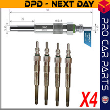 4X GLOW PLUG fits OPEL