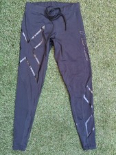 2XU ~ BLACK WOMEN'S COMPRESSION SPORTS RUNNING FITNESS TIGHTS ~ SMALL UK 8~10