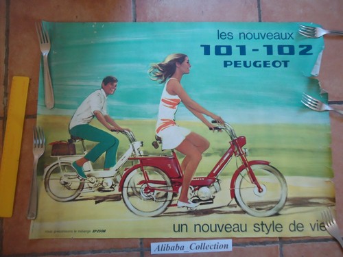 Original poster peugeot cyclo - original,