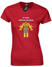 POWER LOADER LADIES T-SHIRT ALIEN RIPLEY CLASSIC SCI-FI NOSTROMO ALIENS WEYLAND