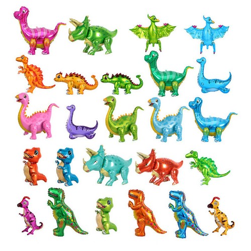 Dinosaur foil balloons - 3d,