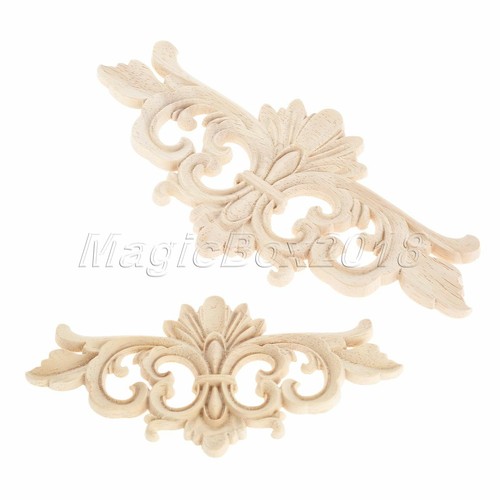 Unpainted wood carved - unpainted, decal
