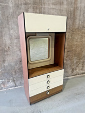 Vintage Retro Stonehill Stateroom Bedroom Cabinet with Mirror