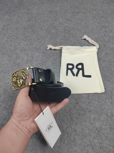 Rrl double black - double, leather