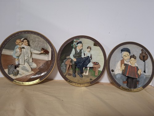 Norman rockwell plates - norman, (6)