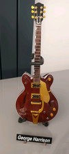 George Harrison. Gretsch. Maroon.  Minature Electric Guitar.