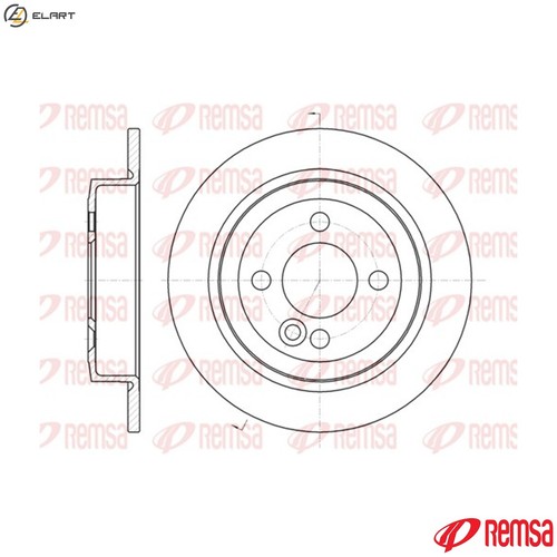Brake disc 61195 for - disc,