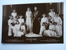 Royal Wedding Group T R H Duke & Duchess of York. Real Photo  (7a)