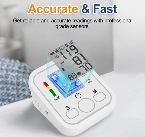 Digital blood pressure monitor - blood,