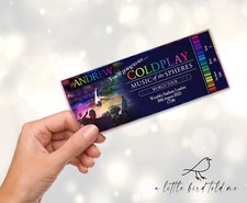 COLDPLAY 2025 Personalised
