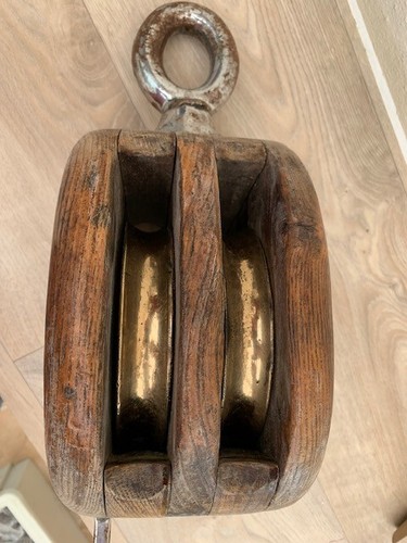 Vintage ships double block - vintage,