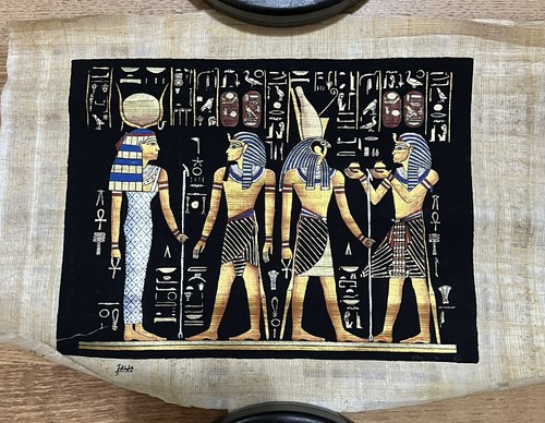 Egyptian hieroglyphics papyrus - hieroglyphics,