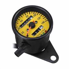 Universal Motorcycle Odometer Speedometer KMH Tachometer Speedo Gauge LED Light