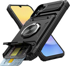 For Samsung Galaxy A16 Case, Shockproof Stand Phone Cover Card Slot Holder