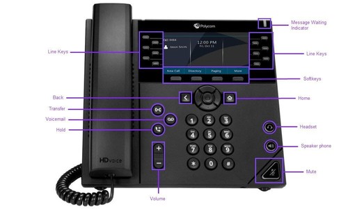 Polycom vvx 450 business - polycom,