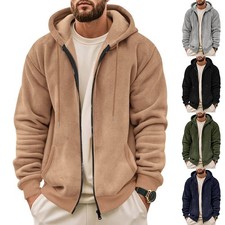 Men's Hoodies Full Zip Fleece