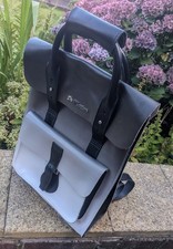 Dr Martens Backpack, Rucksack New Black and Grey, White Blend.