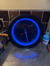 Neon Mains Adaptor Clock with