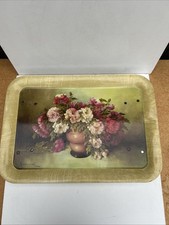 Vintage MCM Metal Lap TV Tray