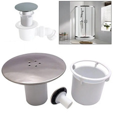 115mm Shower Drain Cover Tray Waste No blocking Trap Plug Hole Cover Replacement
