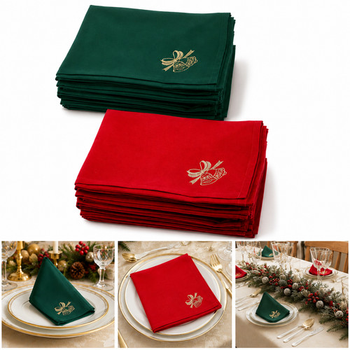 Christmas fabric napkins - fabric,