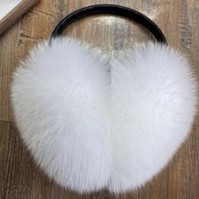 Real fox fur earmuffs - real,