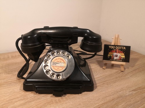 Vintage 1935 black gpo - black, rotary