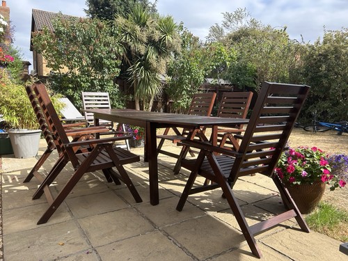 Garden table and - , wood