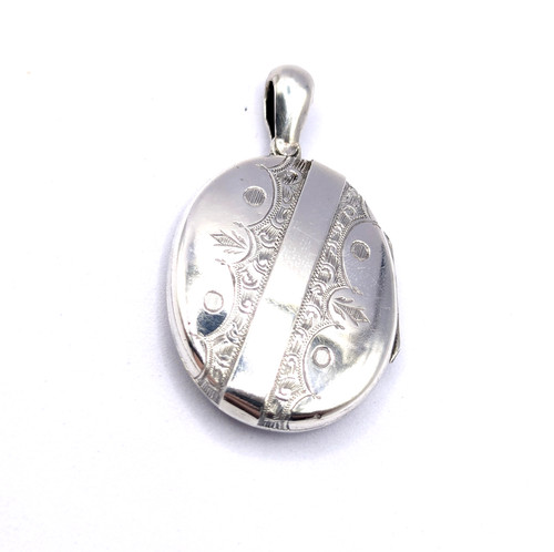 Antique victorian silver oval - antique,