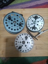 Job Lot Vintage Cheapo Metal Centrepin Reels. Tokoz. Milbro.