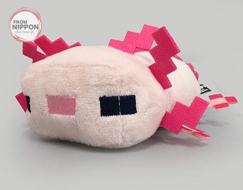 Minecraft axolotl plush toy - axolotl,