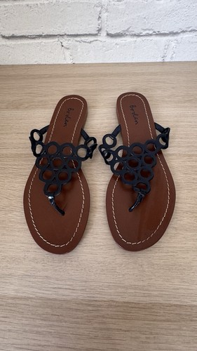 Boden navy leather - navy, flip