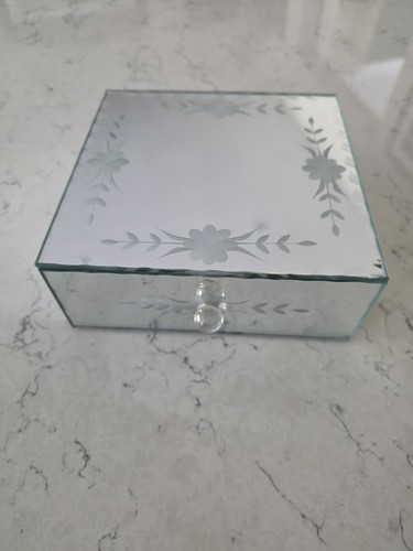 Jewellery box mirrored glass - jewellery,