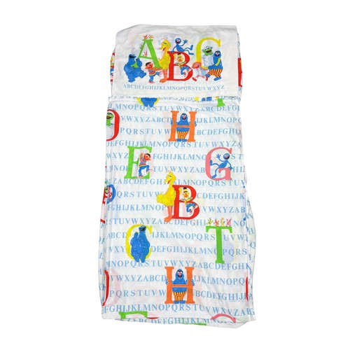 Vtg sesame street - twin, sheet