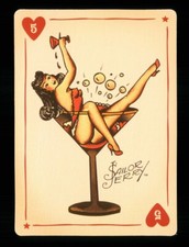 1 x modern playing card Sailor