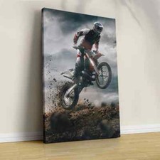 Dirt Bike Wall Art Poster