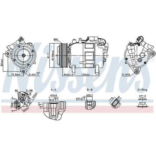 Air con compressor - compressor, for